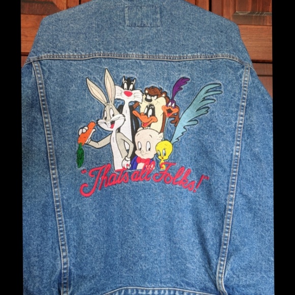 looney tunes jean jacket forever 21